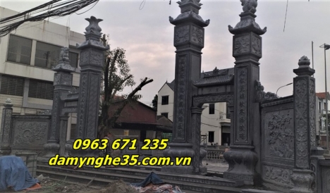 Mẫu cổng nhà thờ họ bằng đá đẹp bán tại Hà Nội