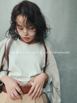 Uốn Sóng Nước Tóc Ngắn,Top Salon Làm Đẹp Uy Tín Giá Rẻ Hoài Đức - Nam Đỗ Hair Salon