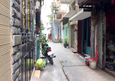 Bán nhà 3,3x5, 1 lầu, hẻm 1428 HTP, Quận 7, Tp.HCM