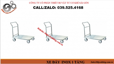 XE ĐẨY INOX 1 TẦNG