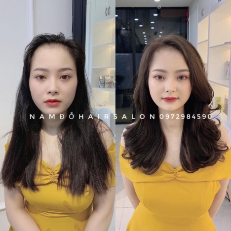 Top Salon Uốn Xoăn Sóng Tóc Dài Layer Đẹp Giá Rẻ Hoài Đức - Nam Đỗ Hair Salon