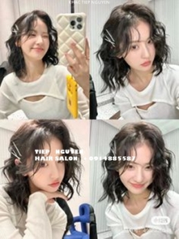 61 tóc layer,Miss Grand, uốn cụp mái bay, Học nghề tóc - Tiệp Nguyễn