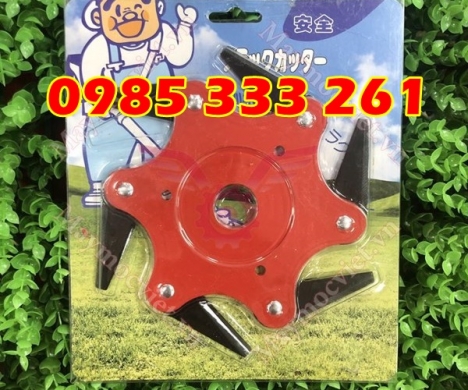 Lưỡi Cắt Cỏ 6 Cạnh Chuyên Dụng,Đầu tông đơ với 6 lưỡi dao cắt cỏ thép cho máy cắt cỏ Lưỡi máy cắt cỏ