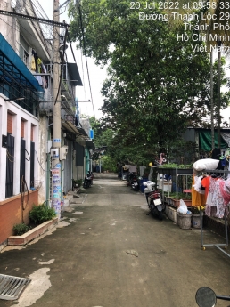 Bán Đất đường Thạnh Lộc 29.Quận 12 shr xây dựng tự do