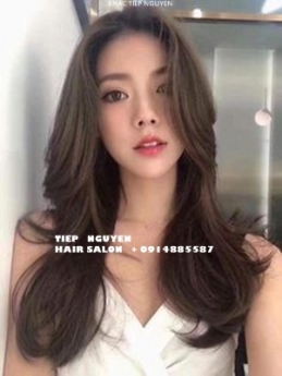59 tóc layer,Miss Grand, uốn cụp mái bay, Học nghề tóc - Tiệp Nguyễn