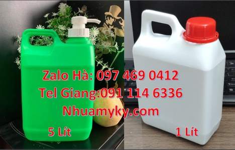Can 2l đựng nước xả vải can 0.5l đựng phân bón Can 0.5l vuông đựng thuốc trừ muỗi, Can 1l vuông, C