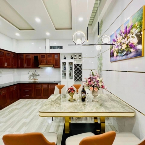 Nhà cực đẹp Phan Huy Ích, Phường 12, Gò Vấp – HXH, 62m2, 4 tầng, Tặng nội thất.