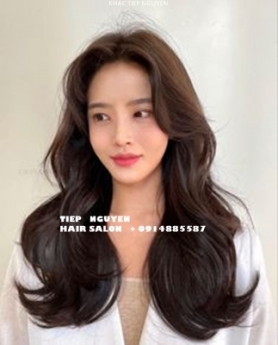 87 tóc layer,Miss Grand, uốn cụp mái bay, Học nghề tóc - Tiệp Nguyễn