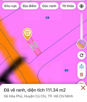 Thổ Cư 100%, Shr, Mặt Tiền Sông Lu 2 , Hòa Phú ,Củ Chi -TPHCM