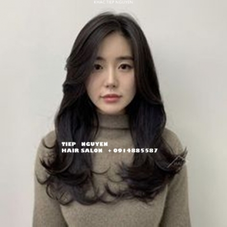 2 tóc layer,Miss Grand, uốn cụp mái bay, Học nghề tóc - Tiệp Nguyễn