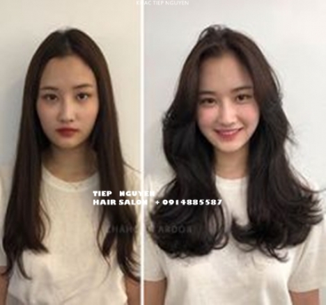 6 tóc layer,Miss Grand, uốn cụp mái bay, Học nghề tóc - Tiệp Nguyễn