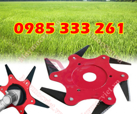 Lưỡi Cắt Cỏ 6 Cạnh Chuyên Dụng,Đầu tông đơ với 6 lưỡi dao cắt cỏ thép cho máy cắt cỏ Lưỡi máy cắt cỏ