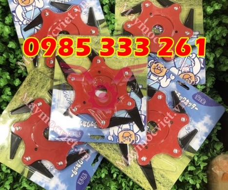 Lưỡi Cắt Cỏ 6 Cạnh Chuyên Dụng,Đầu tông đơ với 6 lưỡi dao cắt cỏ thép cho máy cắt cỏ Lưỡi máy cắt cỏ