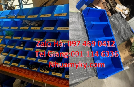 Kệ phụ tùng, kệ đựng linh kiện, kệ đựng hàng hóa, thùng nhựa tp hcm, khay nhựa xanh giá rẻ Khay nhựa