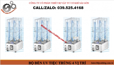 BỘ ĐÈN UV TIỆC TRÙNG 4 VỊ TRÍ