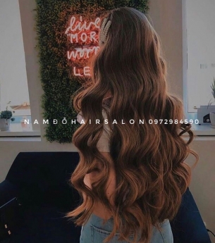 Top Salon Làm Xoăn Sóng Nước Lọn To Tóc Dài Đẹp Giá Rẻ Hoài Đức -Nam Đỗ Hair Salon
