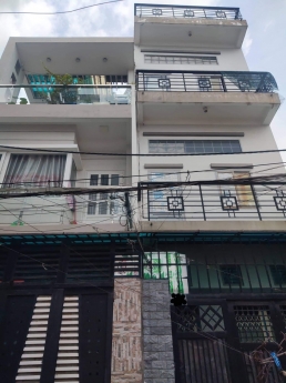 Giá rẻ 4 tầng btct , 8PN khép kín , cho thuê 24 triệu 1 tháng , Thống nhất , Gò vấp.