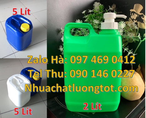 Can 2l quay, can 4l vuông, can 5l đựng dầu nhớt can nhựa 0.5L đựng hóa chất can nhựa 1L 2L đựng du