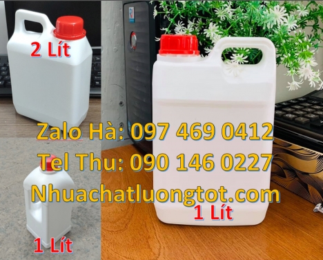 Can 2l quay, can 4l vuông, can 5l đựng dầu nhớt can nhựa 0.5L đựng hóa chất can nhựa 1L 2L đựng du