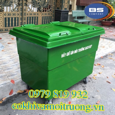Xe Thu Gom Rác Đẩy Tay