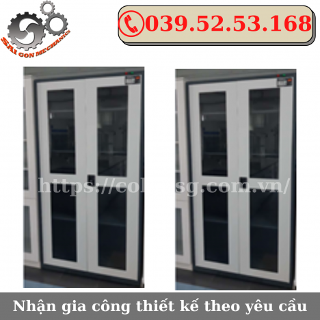 TỦ DỰNG HÓA CHẤT LỌAI 2 CỬA CÓ LỌC - Model: LV-CSA15F