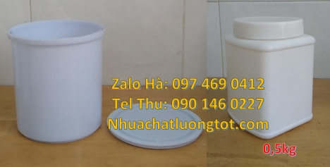 Hũ nhựa 1kg giá rẻ, Hũ 1.8l giá rẻ, Hũ 1kg giá rẻ, Hũ 0.5kg hdpe, phân phối nhựa hdpe, Hũ 1kg garent