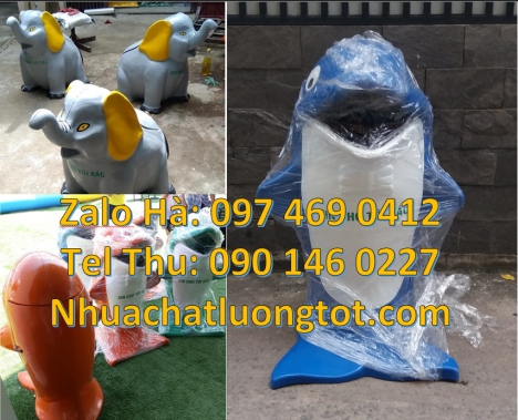 giỏ đựng rác hình thú, giỏ đựng rác hình con vật Thùng rác ngoài trời, Thùng rác thú, thùng rác nhự