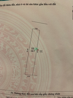 Bán đất Thố Bảo Vân Nội Đông Anh – 102.7m Trục chính – Giá rẻ