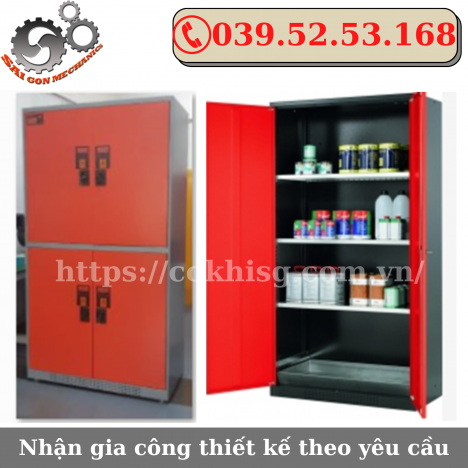 TỦ DỰNG HÓA CHẤT LỌAI 2 CỬA CÓ LỌC - Model: LV-CSA15F