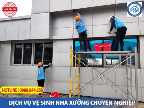 Dịch vụ vệ sinh tổng thể nhà ở, nhà xưởng