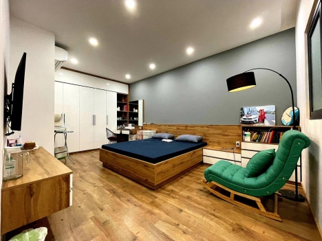 Bán nhà cạnh chợ An Nhơn ngang 5 dài 17m , hẻm xe hơi 1 trục như căn mặt tiền- kinh doanh đỉnh- 6,3