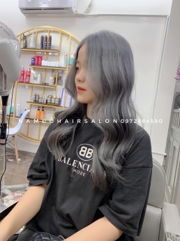 Nhuộm Tóc Top Salon Làm Màu Tím Đẹp Giá Rẻ Hoài Đức -Nam Đỗ Hair Salon