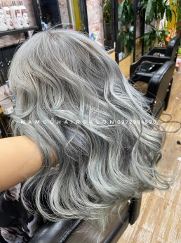 Nhuộm Tóc Top Salon Làm Màu Khói Bạc Đẹp Uy Tín Giá Rẻ Hoài Đức -Nam Đỗ Hair Salon