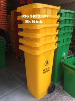 Thùng rác nhựa 120 lít chất lượng giá tốt - 096 3839 597 Ms Kính