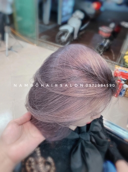 Nhuộm Tóc Top Salon Làm Màu Khói Trắng Đẹp Giá Rẻ Hoài Đức - Nam Đỗ Hair Salon