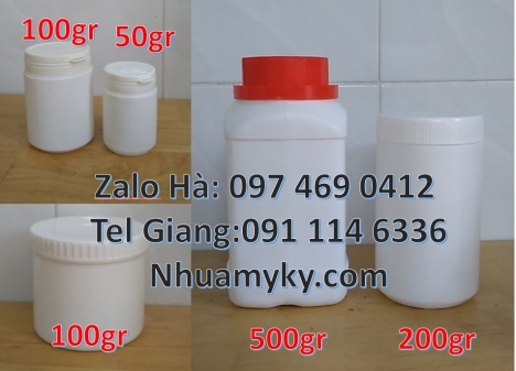 hũ nhựa hdpe trắng 1000ml, hũ nhựa hdpe 500gr, Hủ nhựa 1kg nắp vặn lùn, Hủ nhựa 1kg nắp vặn, hũ nhựa