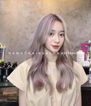 Nhuộm Tóc Top Salon Làm Màu Xanh Bule Đẹp Giá Rẻ Hoài Đức -Nam Đỗ Hair Salon