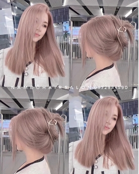 Nhuộm Tóc Top Salon Làm Màu Vàng Kim Đẹp Uy Tín Giá Rẻ Hoài Đức -Nam Đỗ Hair Salon