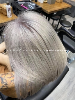 Nhuộm Tóc Top Salon Làm Màu Khói Trắng Đẹp Giá Rẻ Hoài Đức - Nam Đỗ Hair Salon