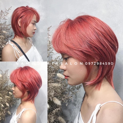 Nhuộm Tóc Làm Màu Xanh Khói Đẹp Giá Rẻ Hoài Đức -Nam Đỗ Hair Salon