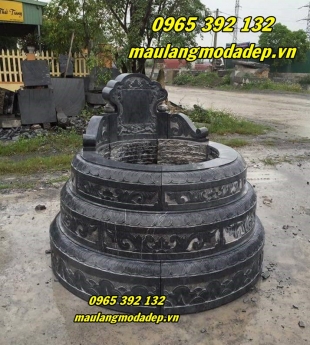 TOP 31 mẫu mộ đá tròn đẹp được lắp đặt nhiều nhất hiện nay
