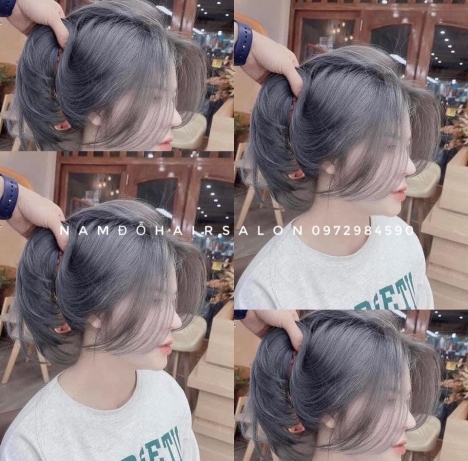 Nhuộm Tóc Salon Làm Màu Xám Khói Đẹp Giá Rẻ Hoài Đức -Nam Đỗ Hair Salon