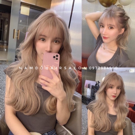 Nhuộm Tóc Top Salon Làm Màu Vàng Khói Đẹp Giá Rẻ Hoài Đức -Nam Đỗ Hair Salon