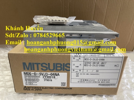 Bộ servo mitsubishi MDS-D-SVJ3-04NA hàng nhập khẩu 100%