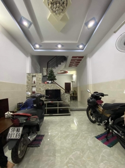 HXH TRÁNH, SÁT MẶT TIỀN TÂN HÒA ĐÔNG, GẦN NGÃ 4 DA SÀ, GIÁP TÂN PHÚ, Q6, SỔ VUÔNG VỨC 3TẦNG 76M2