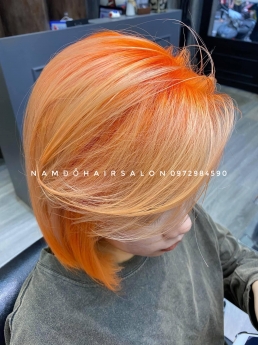 Nhuộm Tóc Top Salon Làm Màu Cam Đẹp Giá Rẻ Hoài Đức -Nam Đỗ Hair Salon