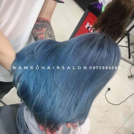 Nhuộm Tóc Top Salon Làm Màu Khói Trắng Đẹp Giá Rẻ Hoài Đức - Nam Đỗ Hair Salon