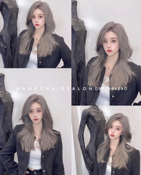Nhuộm Tóc Top Salon Làm Màu Tím Khói Dẹp Giá Rẻ Hoài Đức- Nam Đỗ Hair Salon