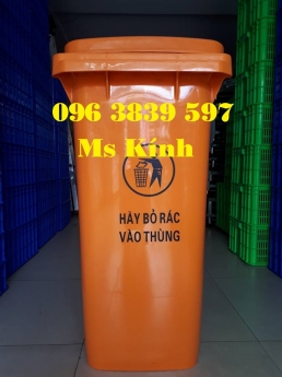 Thùng rác nhựa 120 lít chất lượng giá tốt - 096 3839 597 Ms Kính