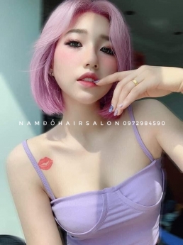 Nhuộm Tóc Top Salon Làm Màu Tím Hồng Đẹp Uy Tín Giá Rẻ Hoài Đức -Nam Đỗ Hair Salon